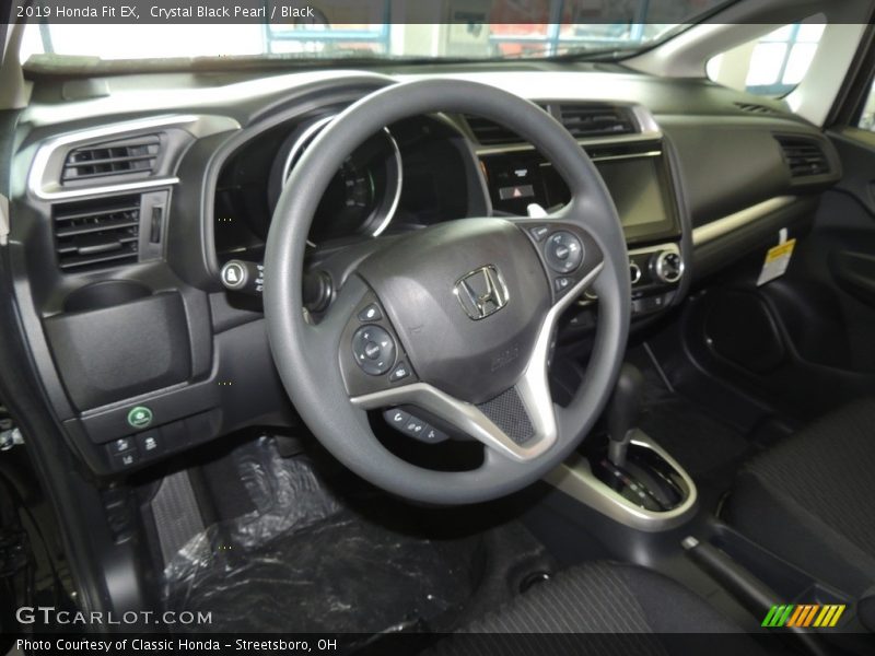 Crystal Black Pearl / Black 2019 Honda Fit EX