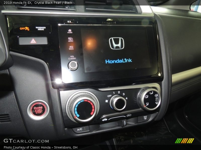Crystal Black Pearl / Black 2019 Honda Fit EX
