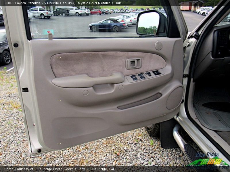 Mystic Gold Metallic / Oak 2002 Toyota Tacoma V6 Double Cab 4x4