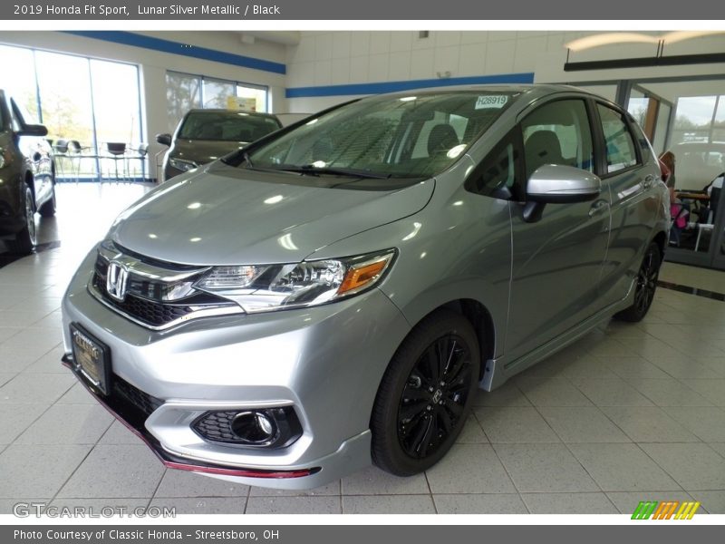 Lunar Silver Metallic / Black 2019 Honda Fit Sport