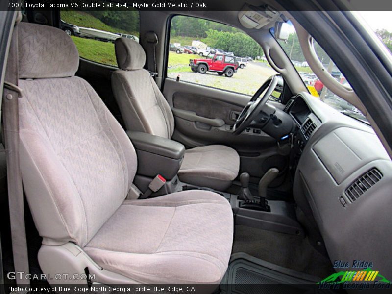 Mystic Gold Metallic / Oak 2002 Toyota Tacoma V6 Double Cab 4x4