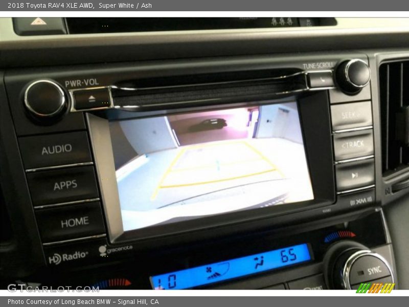 Super White / Ash 2018 Toyota RAV4 XLE AWD