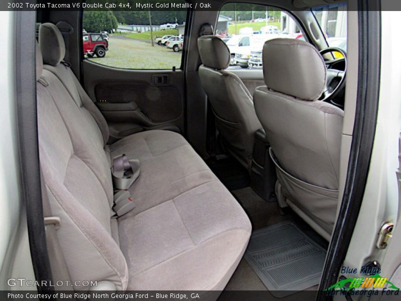 Mystic Gold Metallic / Oak 2002 Toyota Tacoma V6 Double Cab 4x4