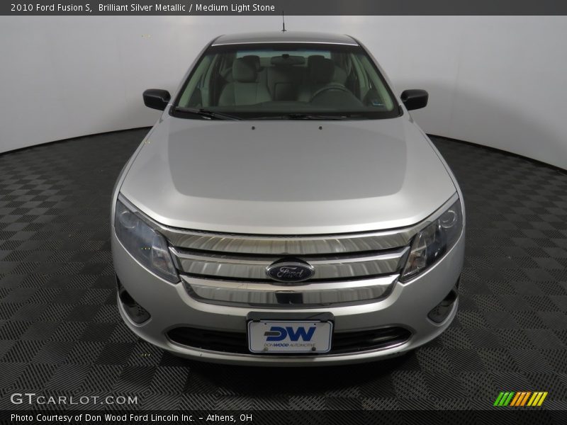 Brilliant Silver Metallic / Medium Light Stone 2010 Ford Fusion S