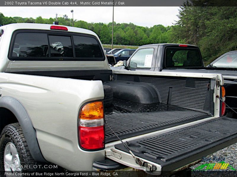 Mystic Gold Metallic / Oak 2002 Toyota Tacoma V6 Double Cab 4x4