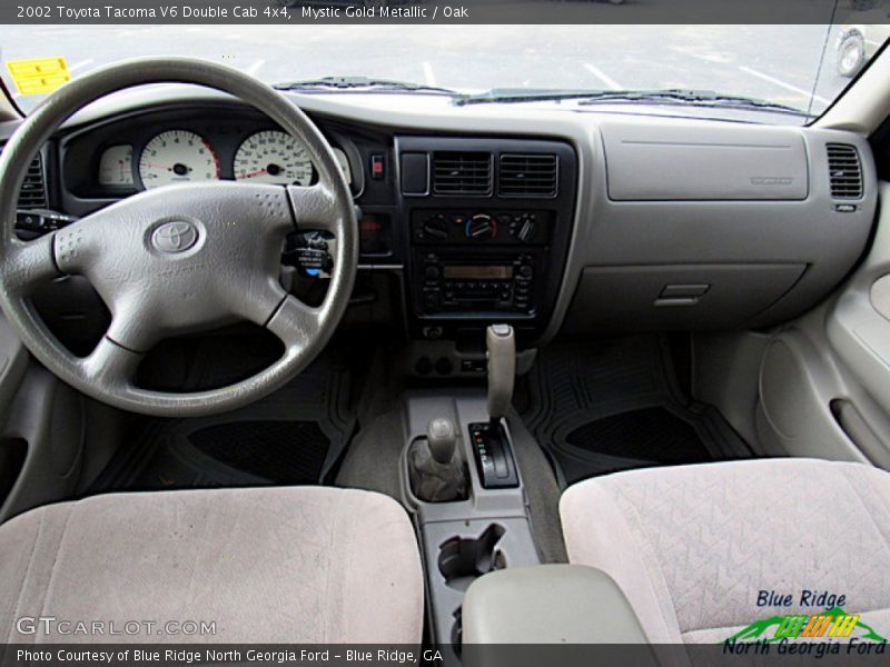 Mystic Gold Metallic / Oak 2002 Toyota Tacoma V6 Double Cab 4x4