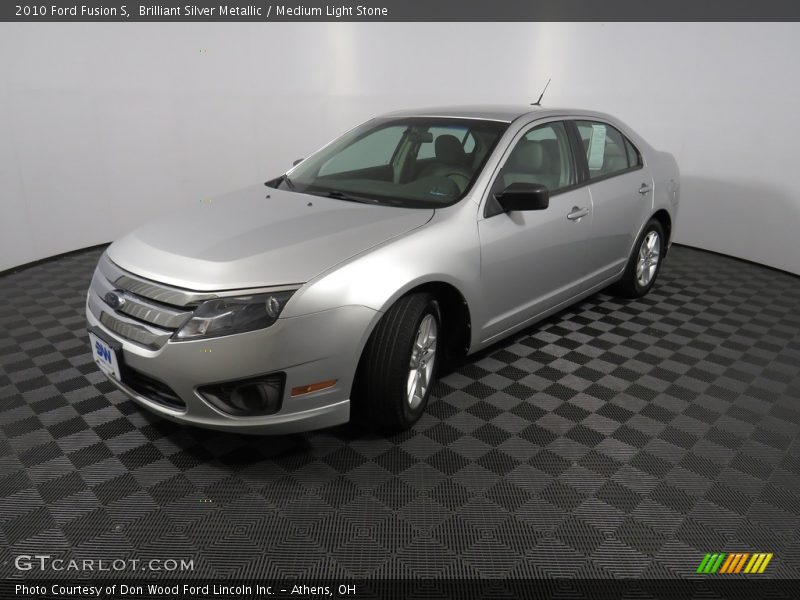 Brilliant Silver Metallic / Medium Light Stone 2010 Ford Fusion S