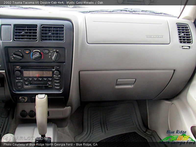 Mystic Gold Metallic / Oak 2002 Toyota Tacoma V6 Double Cab 4x4