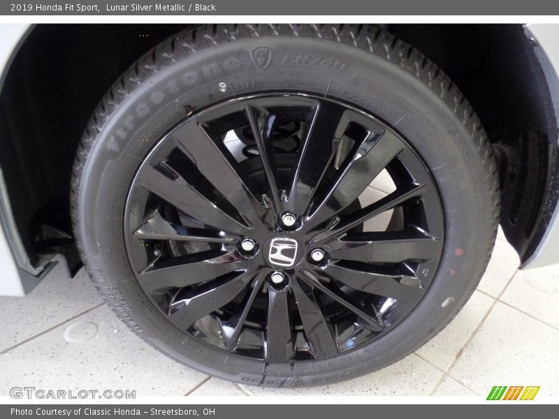 Lunar Silver Metallic / Black 2019 Honda Fit Sport
