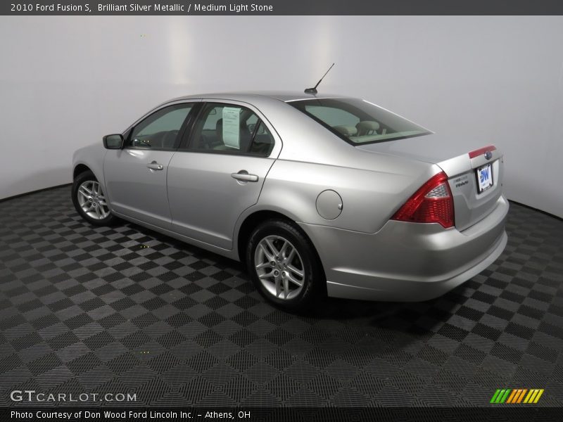 Brilliant Silver Metallic / Medium Light Stone 2010 Ford Fusion S