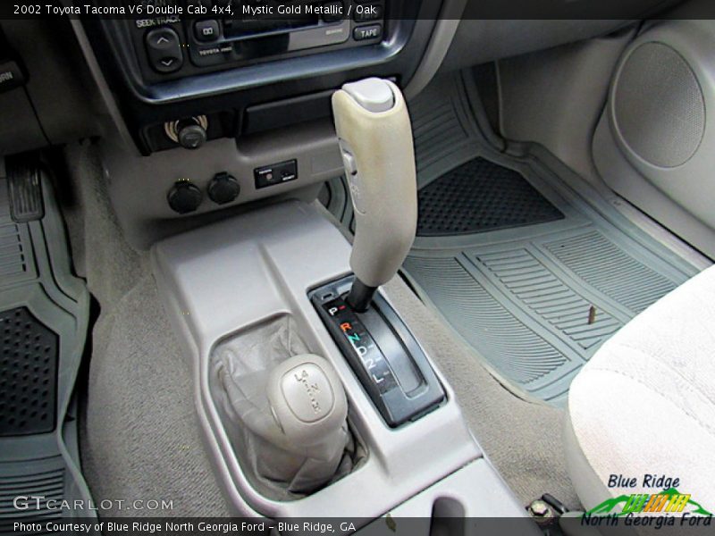 Mystic Gold Metallic / Oak 2002 Toyota Tacoma V6 Double Cab 4x4
