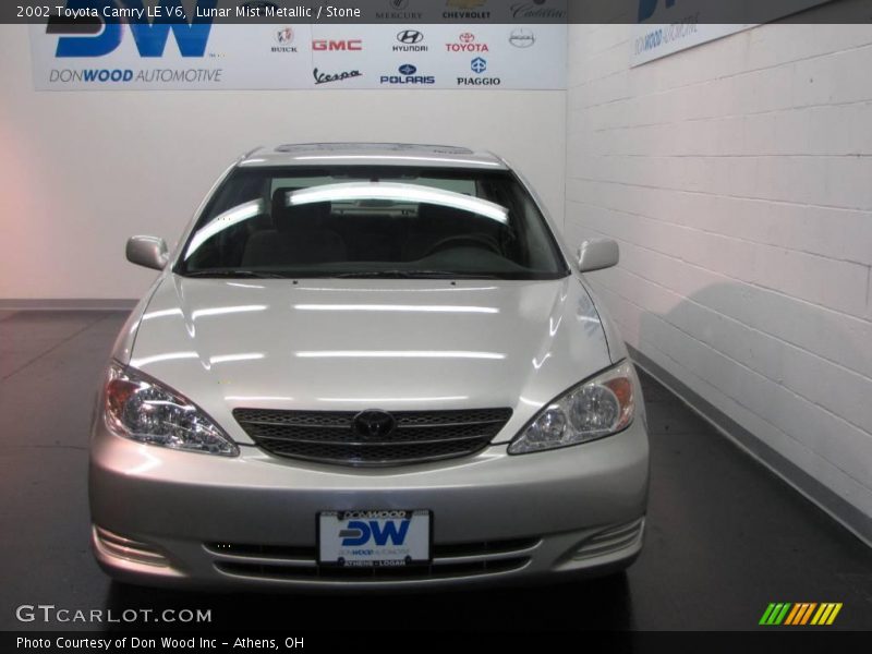 Lunar Mist Metallic / Stone 2002 Toyota Camry LE V6