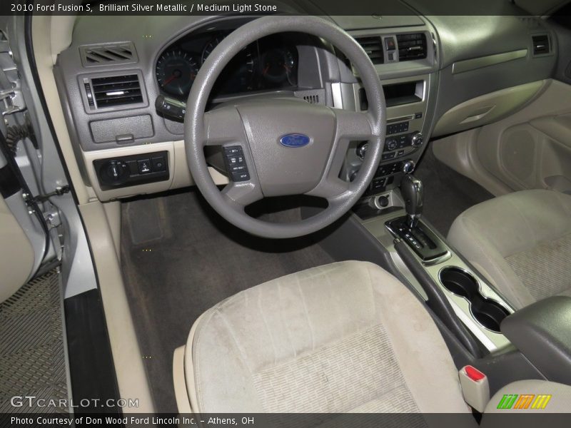 Brilliant Silver Metallic / Medium Light Stone 2010 Ford Fusion S