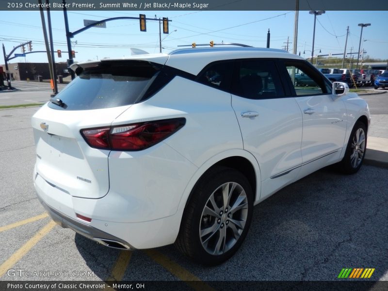 Summit White / Jet Black/­Maple Sugar 2019 Chevrolet Blazer Premier