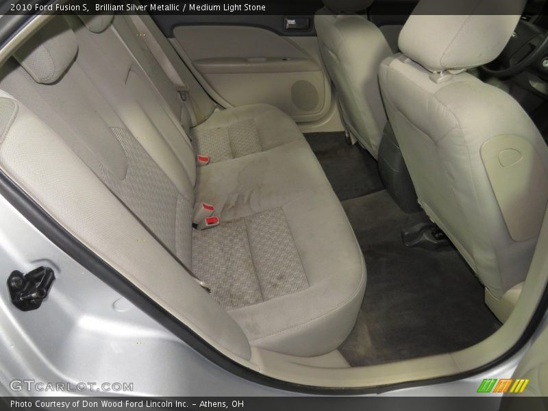 Brilliant Silver Metallic / Medium Light Stone 2010 Ford Fusion S