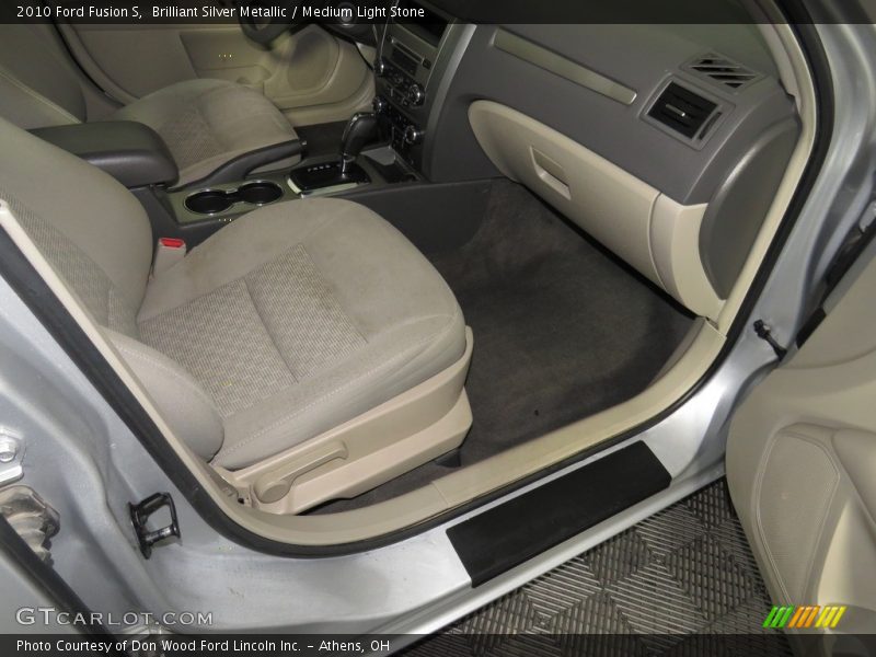 Brilliant Silver Metallic / Medium Light Stone 2010 Ford Fusion S