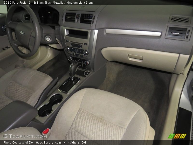 Brilliant Silver Metallic / Medium Light Stone 2010 Ford Fusion S