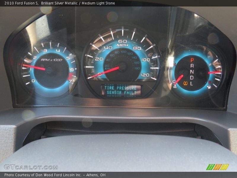 Brilliant Silver Metallic / Medium Light Stone 2010 Ford Fusion S