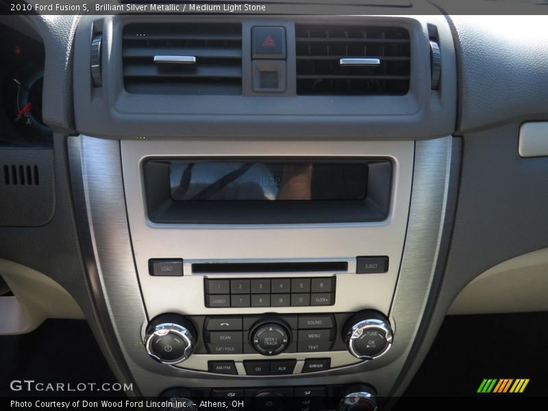 Brilliant Silver Metallic / Medium Light Stone 2010 Ford Fusion S