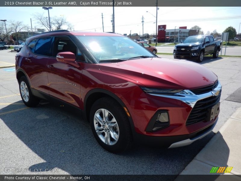 Cajun Red Tintcoat / Jet Black 2019 Chevrolet Blazer 3.6L Leather AWD