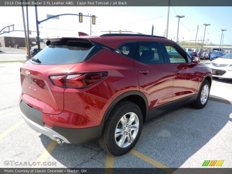 Cajun Red Tintcoat / Jet Black 2019 Chevrolet Blazer 3.6L Leather AWD