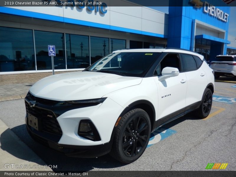 Summit White / Jet Black 2019 Chevrolet Blazer RS AWD