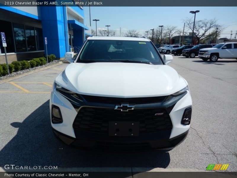 Summit White / Jet Black 2019 Chevrolet Blazer RS AWD
