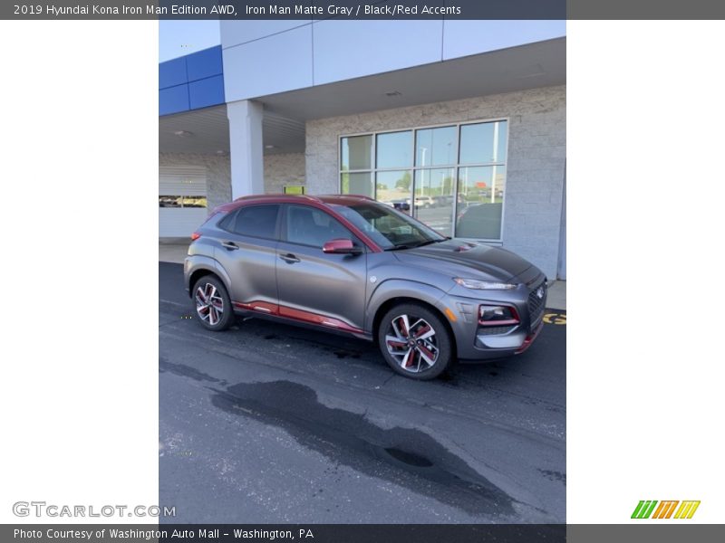 Front 3/4 View of 2019 Kona Iron Man Edition AWD
