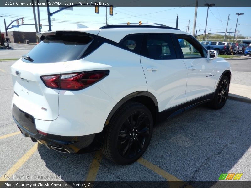 Summit White / Jet Black 2019 Chevrolet Blazer RS AWD