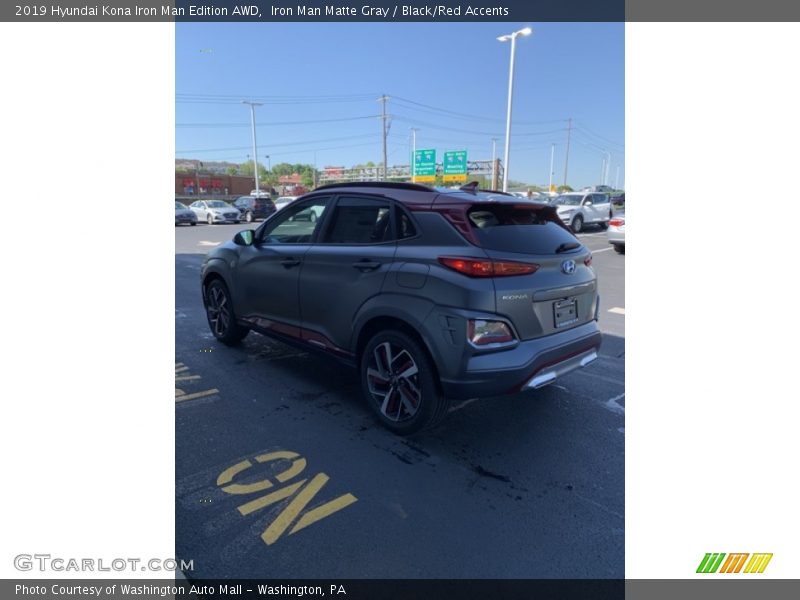 Iron Man Matte Gray / Black/Red Accents 2019 Hyundai Kona Iron Man Edition AWD