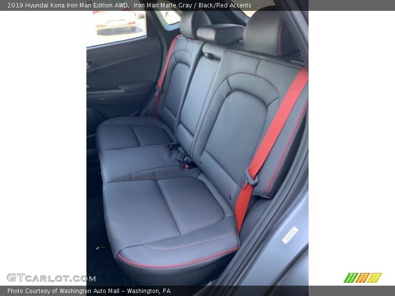 Rear Seat of 2019 Kona Iron Man Edition AWD