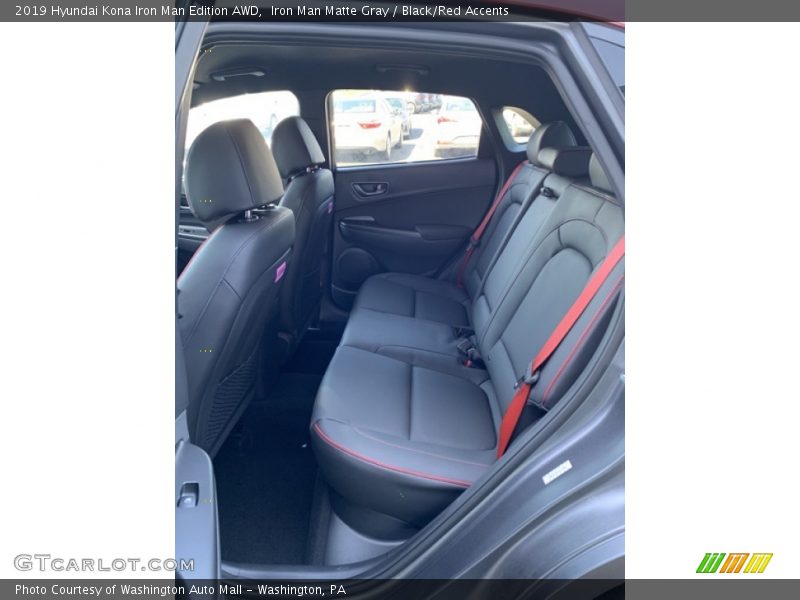 Rear Seat of 2019 Kona Iron Man Edition AWD