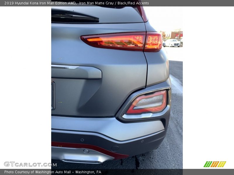 Iron Man Matte Gray / Black/Red Accents 2019 Hyundai Kona Iron Man Edition AWD