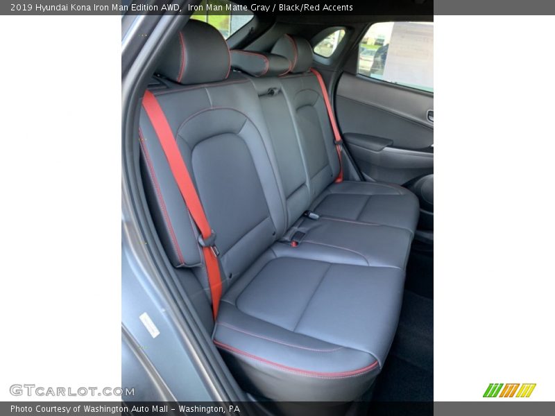 Rear Seat of 2019 Kona Iron Man Edition AWD