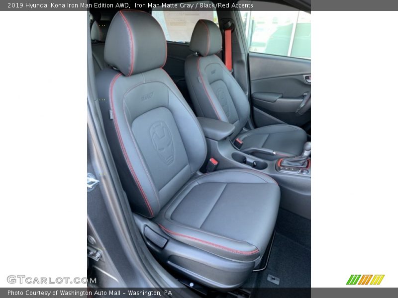 Front Seat of 2019 Kona Iron Man Edition AWD