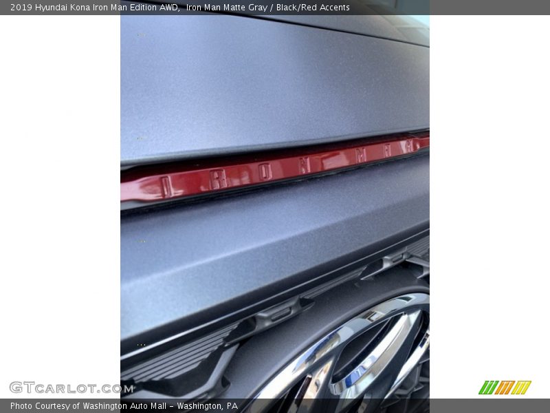 Iron Man Matte Gray / Black/Red Accents 2019 Hyundai Kona Iron Man Edition AWD