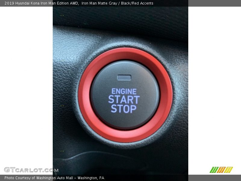 Iron Man Matte Gray / Black/Red Accents 2019 Hyundai Kona Iron Man Edition AWD
