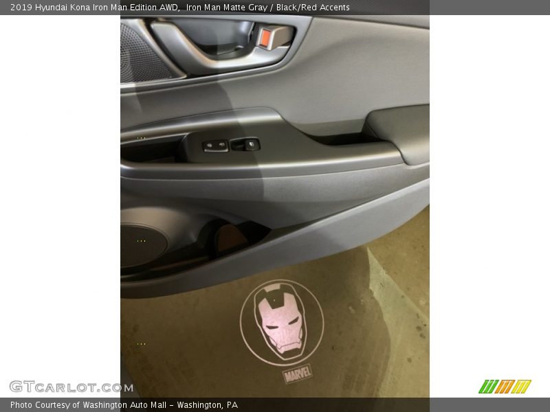 Iron Man Matte Gray / Black/Red Accents 2019 Hyundai Kona Iron Man Edition AWD