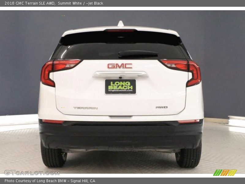 Summit White / ­Jet Black 2018 GMC Terrain SLE AWD