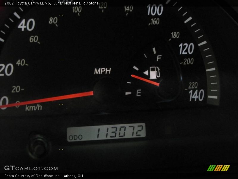 Lunar Mist Metallic / Stone 2002 Toyota Camry LE V6