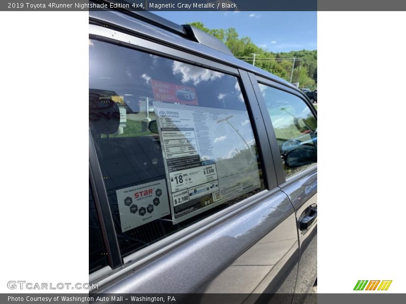 Magnetic Gray Metallic / Black 2019 Toyota 4Runner Nightshade Edition 4x4