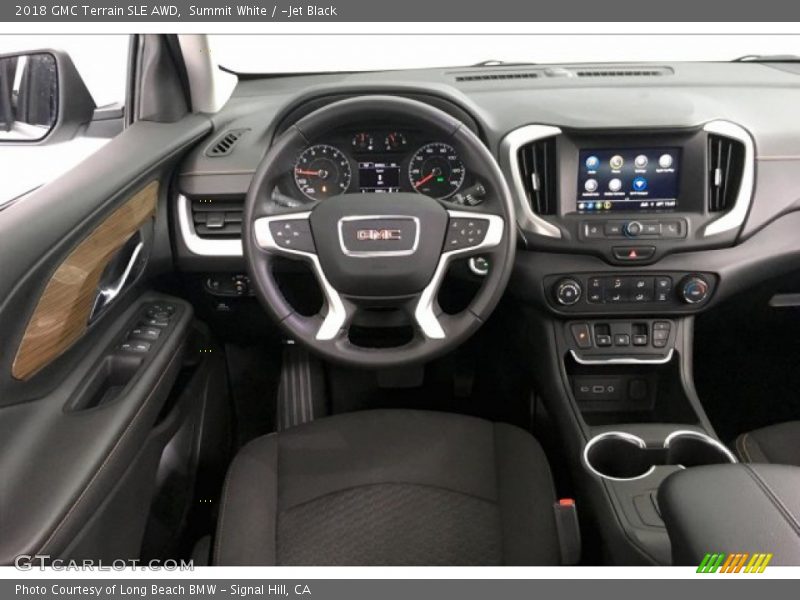Summit White / ­Jet Black 2018 GMC Terrain SLE AWD