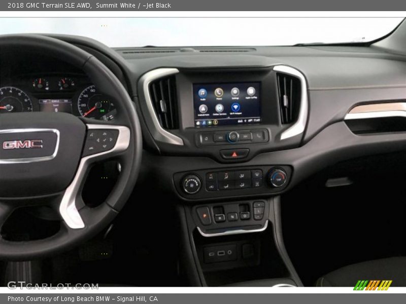 Summit White / ­Jet Black 2018 GMC Terrain SLE AWD