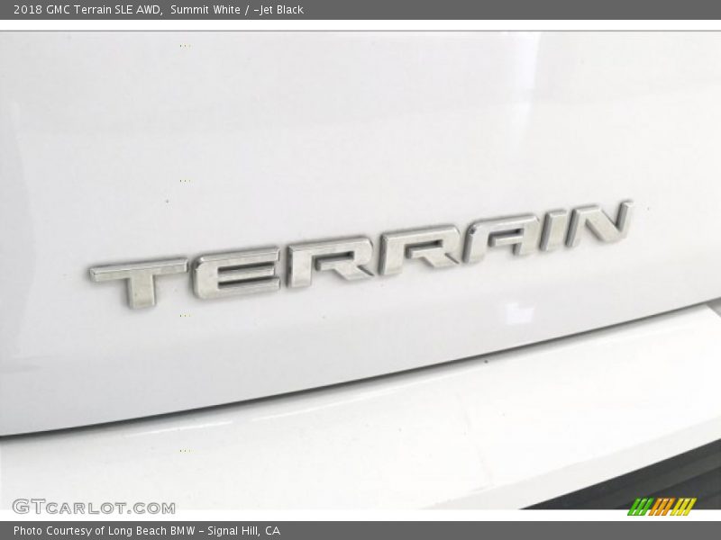 Summit White / ­Jet Black 2018 GMC Terrain SLE AWD
