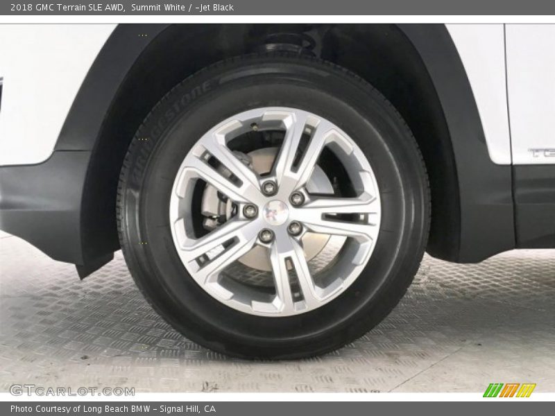 Summit White / ­Jet Black 2018 GMC Terrain SLE AWD