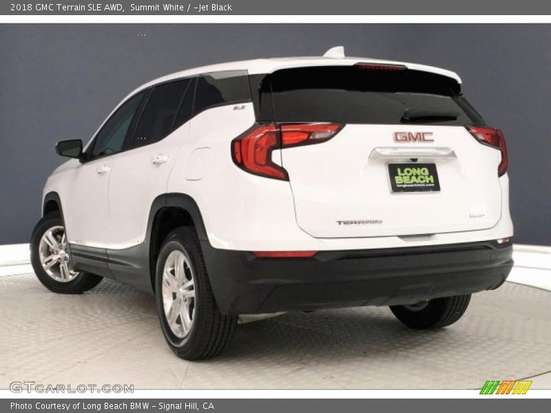 Summit White / ­Jet Black 2018 GMC Terrain SLE AWD