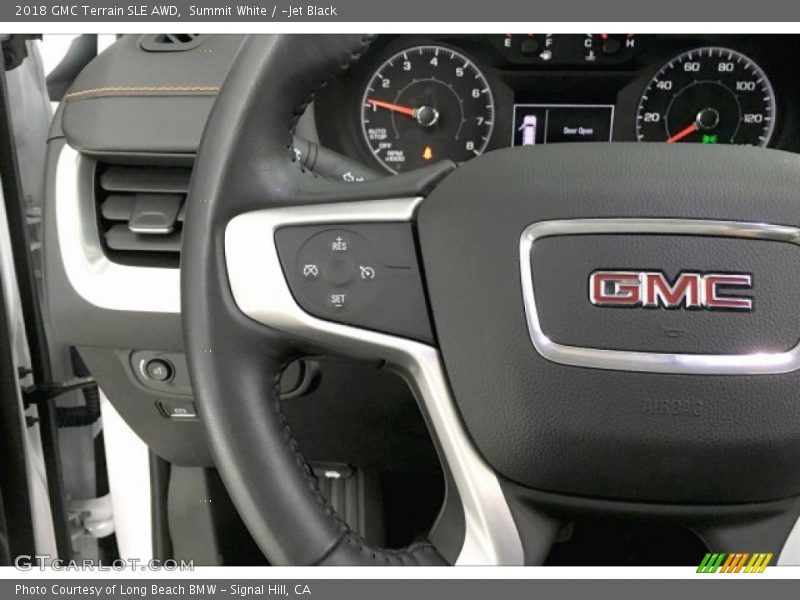Summit White / ­Jet Black 2018 GMC Terrain SLE AWD