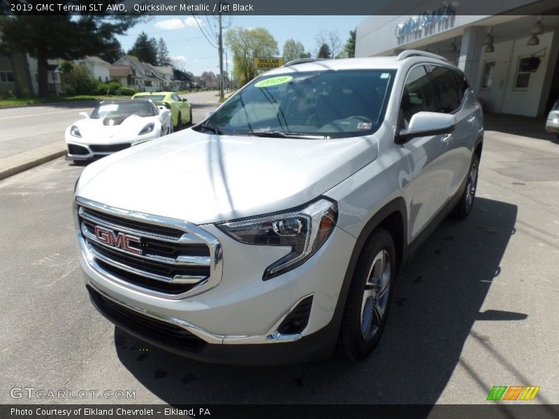 Quicksilver Metallic / Jet Black 2019 GMC Terrain SLT AWD