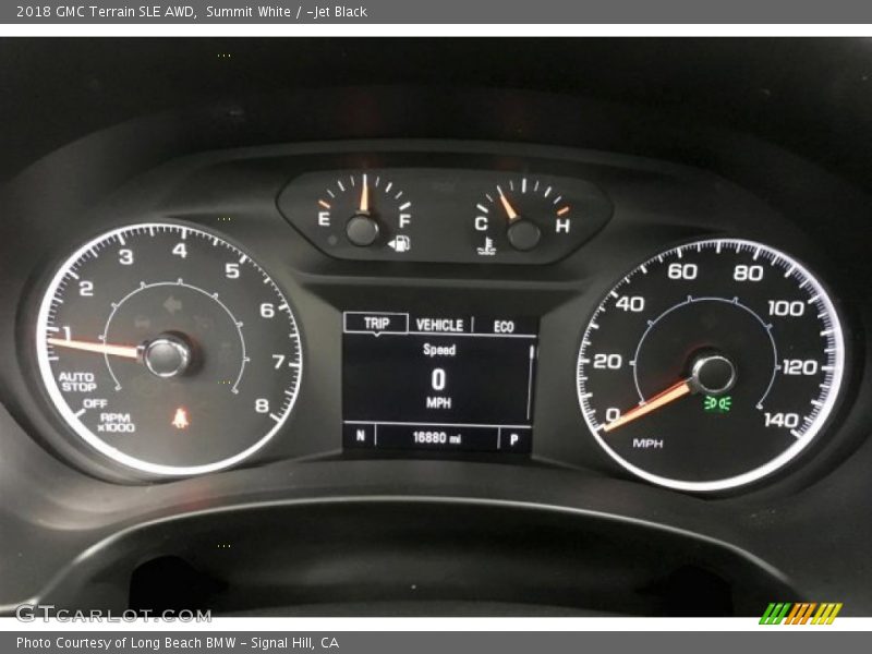 Summit White / ­Jet Black 2018 GMC Terrain SLE AWD