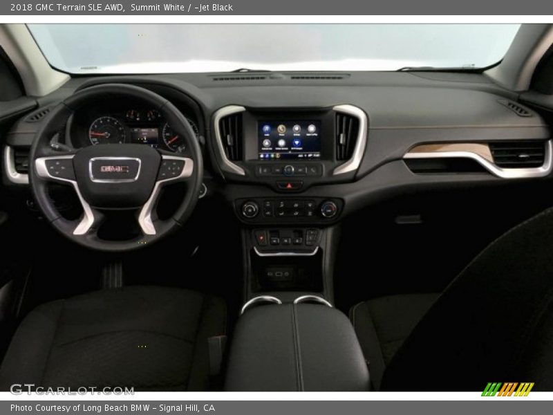 Summit White / ­Jet Black 2018 GMC Terrain SLE AWD